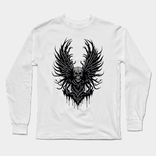 Occult Skeleton Dark Art Aesthetic Satanic Witchcraft Goth Long Sleeve T-Shirt